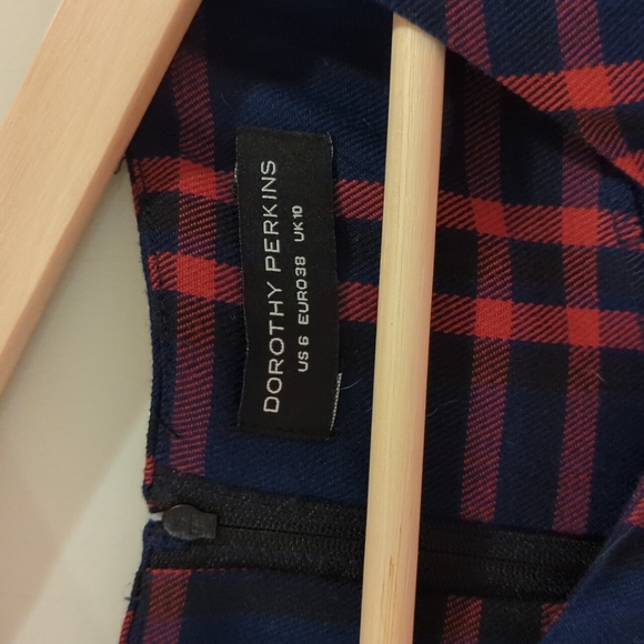 Dorothy Perkins vintage plaid mini dress - Picture 4 of 5